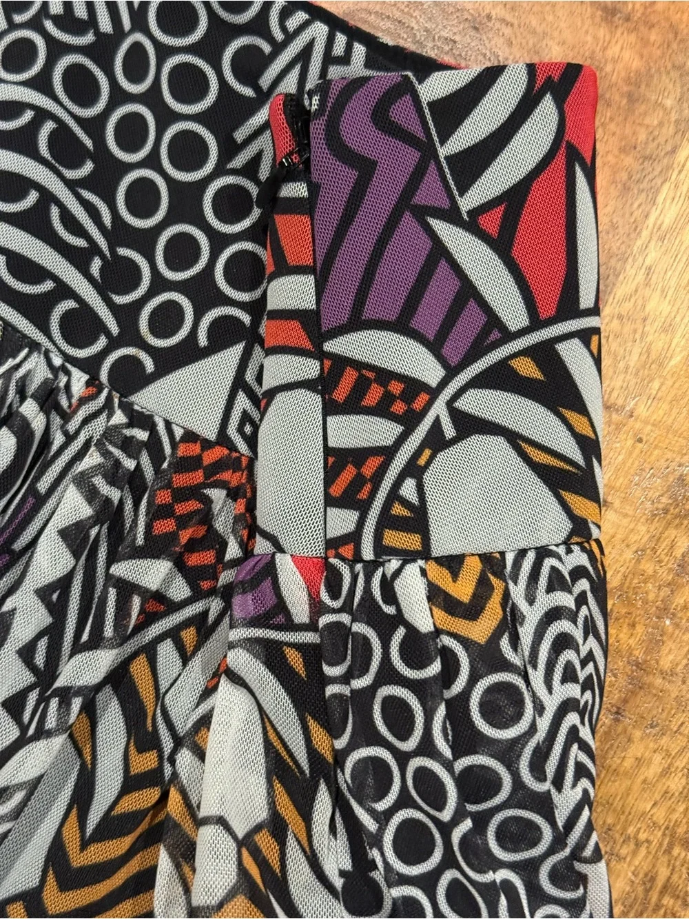 FARM Rio x Anthropologie Pleated Abstract Print Skirt Size XS